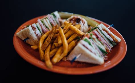 Club Sandwich A Deluxe Double Decker Lunch Peppers Grill Bar Southwestern Restaurant