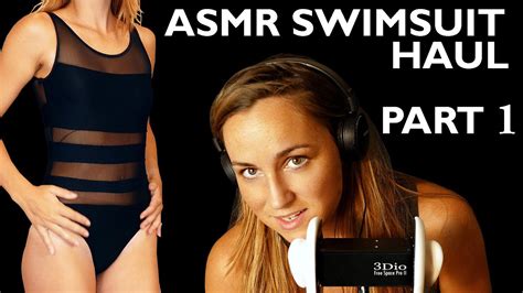 Asmr Swimwear Fashion Haul And Try On Ear To Ear Whisper And Fabric