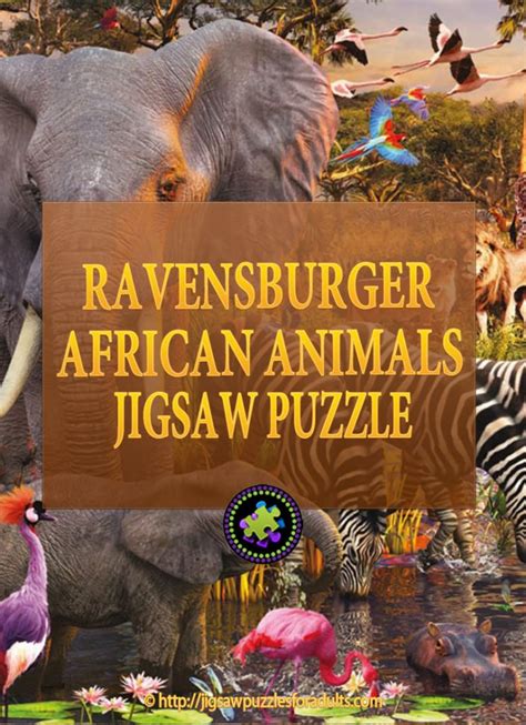 Ravensburger African Animals Jigsaw Puzzle 3000 Piece Puzzle