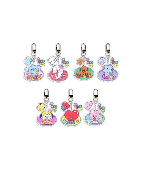 Bt21 Baby Acrylic Keyring Jelly Candy Mp