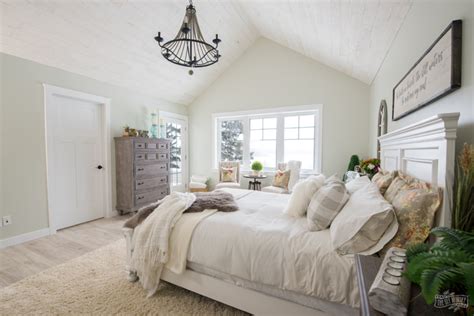 Rustic Traditional Lake House Master Bedroom Reveal One Room