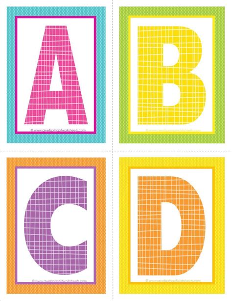 10 Printable Letters Of The Alphabet Free Alphabet Kinder Basteln