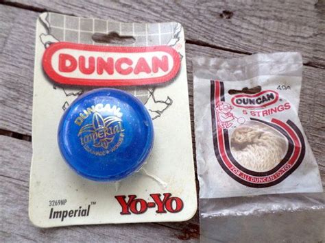 The string quality that comes with the duncan butterfly yoyo also leaves a lot to be desired. Duncan yoyo Vintage NOS New Old Stock Duncan by AuntSistersPicks | Duncan yoyo, Vintage, Handmade