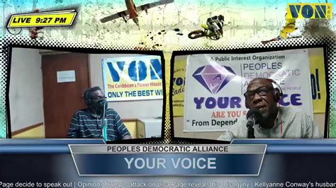 YOUR VOICE - PEOPLES DEMOCRATIC ALLIANCE | YOUR VOICE -- BY THE PEOPLES