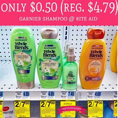 Only 50 Regular 479 Garnier Shampoo Rite Aid Deal Hunting Babe