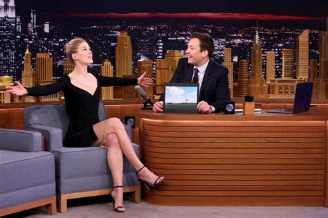Rosamund Pike The Tonight Show Starring Jimmy Fallon In New York City