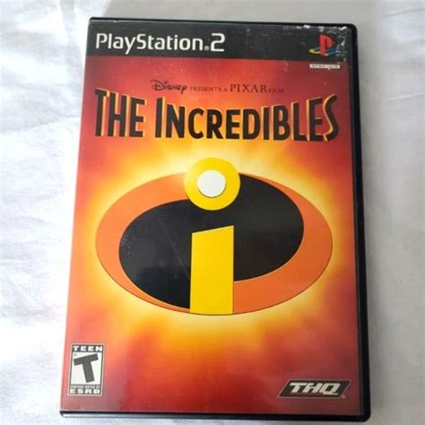 Disney Pixar The Incredibles Sony Playstation 2 2004 Ps2 Complete