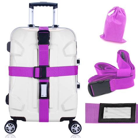 Epicgadget Adjustable Luggage Strap Suitcase Baggage Packing Belt