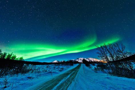 Foto Aurora Boreale Hd Northern Aurora Set Vector Polar Sky Night Shiny