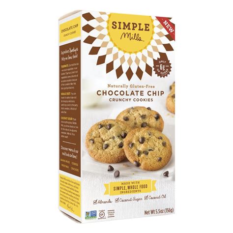 Simple Mills Chocolate Chip Crunchy Cookies Paleo Canada Naturamarketca