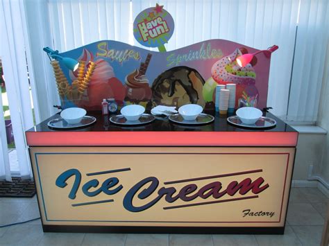Props For A Mobile Ice Cream Factory Ice Cream Parlour Ice Cream Bar