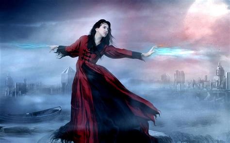 Witch Fantasy Occult Dark Art Artwork Magic Wizard Mage Sorcerer Women