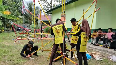 Lomba Pionering Kreasi Tiang Bendera Army Scout Youtube