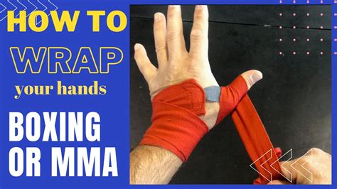 How To Wrap Your Hands For Boxing And Mma Youtube