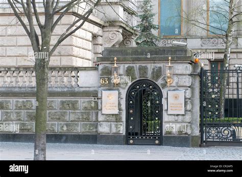 Russian Embassy In Berlin Germany Stock Photo Alamy