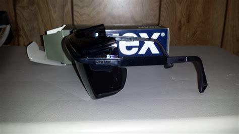 uvex astro otg 3001 safety glasses ~ black frame grey lens ~ s2504 ~ nos 603390021138 ebay