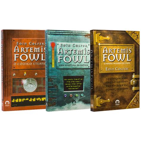 Livros Artemis Fowl Eoin Colfer Vol 1 2 E 3 Livro Record Usado