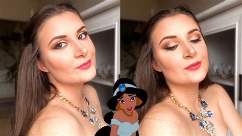 Disney Princess Jasmine Makeup Tutorial Aladdin ⎟mardictyle Youtube