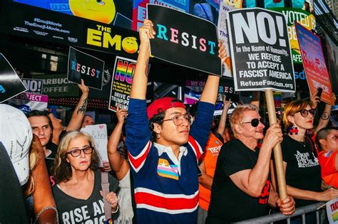 gallery nyc protests trump s transgender military ban