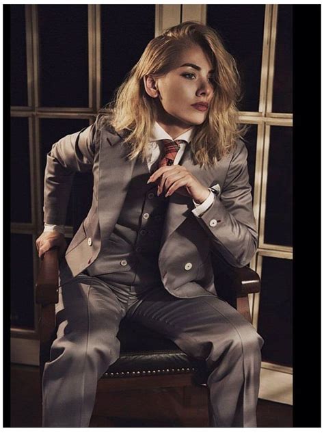 Androgynous Wedding Dress Women In Suits Androgynous Wedding Dress