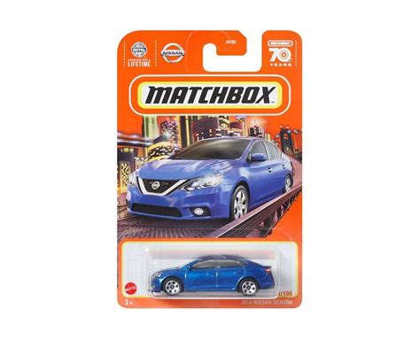 Matchbox 2016 Nissan Sentra Blue 164 Scale Toy Vehicle 70100