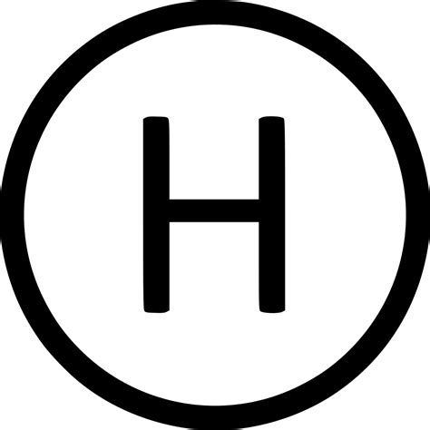 Letter H Uppercase Virtual Svg Png Icon Free Download