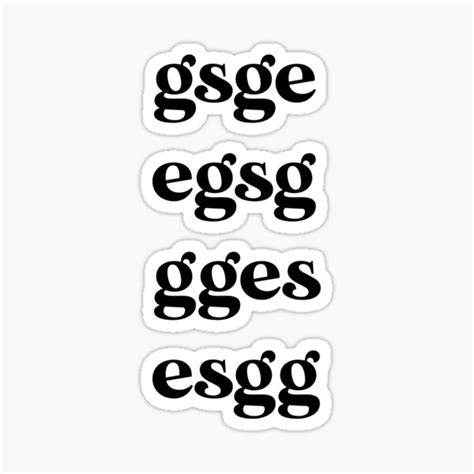 Scrambled Eggs Rebus Puzzle Sticker By Irrelephanttees Redbubble