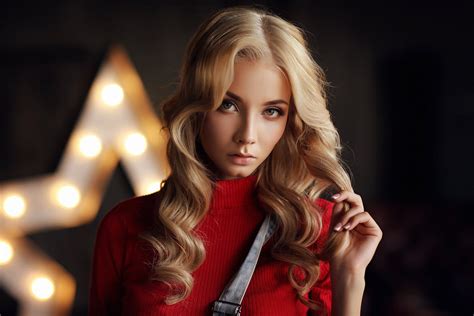 Wallpaper ID 1058196 Woman Blonde Katerina Shiryaeva Girl Model