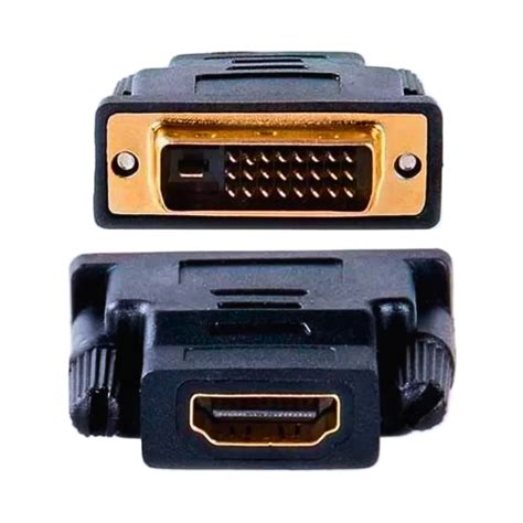 Adaptador Dvi Macho Para Hdmi F Mea Madeiramadeira