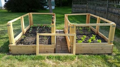 How To Make A Removable Raised Garden Bed Fence The Garden