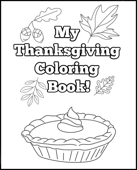 Free Thanksgiving Coloring Book Thanksgiving Coloring Book Activity