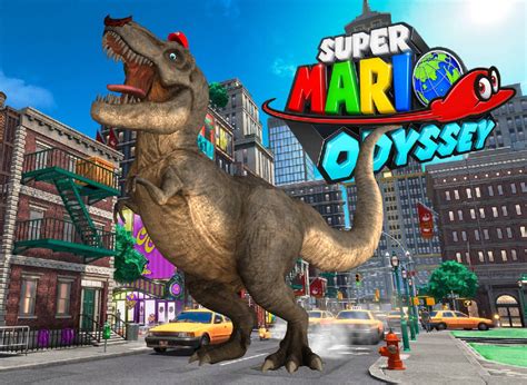 T Rex Super Mario Odyssey By Hakirya On Deviantart