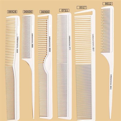 Hairdressing Carbon Comb Professional Hairdresser Cutting Comb Anti