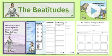 The Beatitudes For Kids