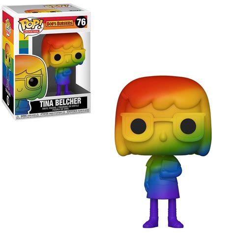 Bobs Burger Tina Belcher Pride 2021 Rainbow Funko Pop Vinyl Figure