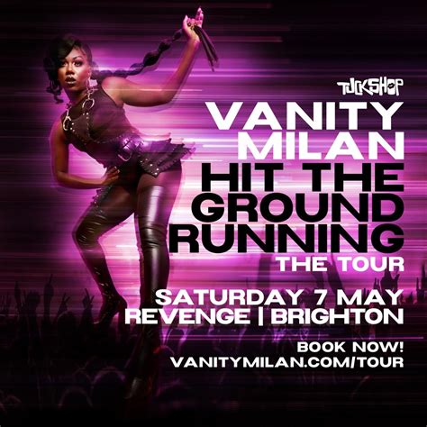Vanity Milan Hit The Ground Running Brighton Tickets Cancelled