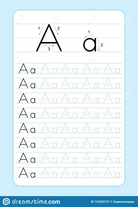 In this early writing worksheet, your child gets practice drawing vertical lines from top to bottom, a skill that'll help your child write letters. ABC Alphabet letters tracing worksheet with alphabet ...