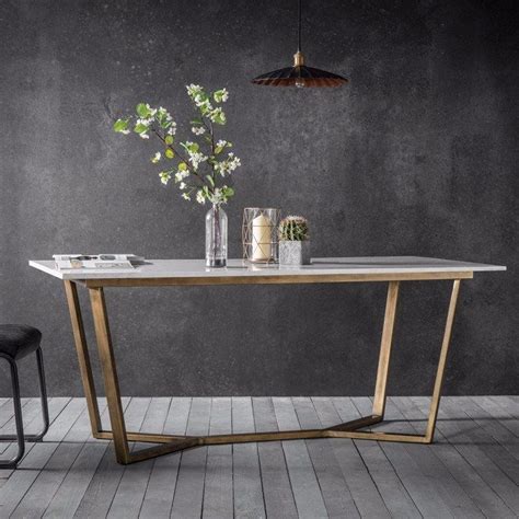 Unfortunately, the caden collection does not offer a table longer than the caden rectangle dining table. Smiths Cleo Rectangle Dining Table Marble - Dining Tables ...