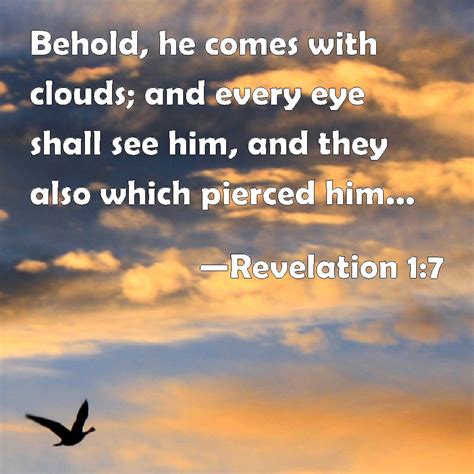 Revelation 17 Behold He Comes With Clouds And Every Eye Shall See