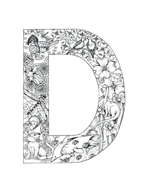 Alphabet Adult Coloring Pages At Getdrawings Free Download