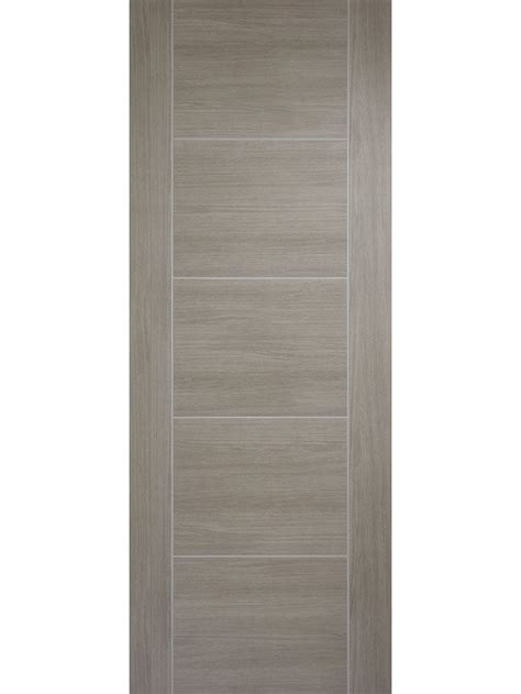 Lpd Doors Light Grey Laminated Vancouver Internal Door Fully Finished