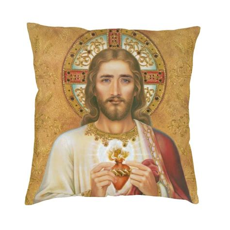 Nicolas Cage As Jesus Christ Pillow Decor Home Kawaii Chair Cushion