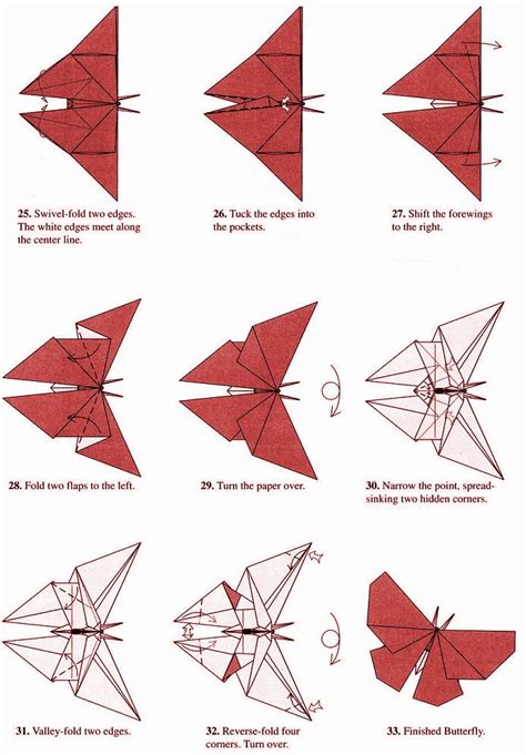 origami butterfly instructions step by step