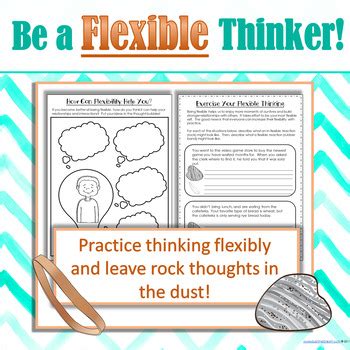 Most of us have experienced change in the workplace at some point. Be a Flexible Thinker! Practice for flexible thinking | TpT
