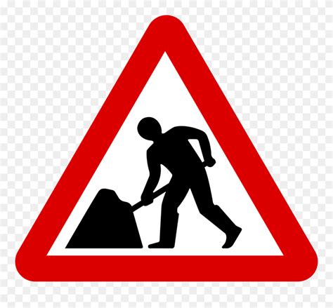 Road Signs Road Works Clipart 5563011 Pinclipart