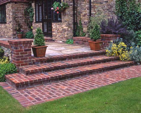 Landscape And Garden Design And Build Brick Garden Brick Patios Brick Steps