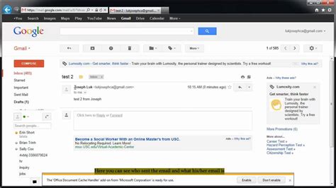 The gmail.com website is found and the listing page is valid. how to check your email (gmail user) - YouTube