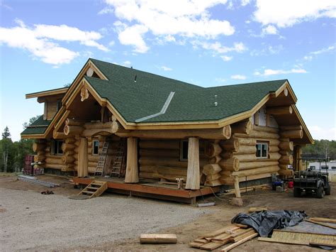 Ranch Style Log Home Log Homes Ranch Style Craftsman