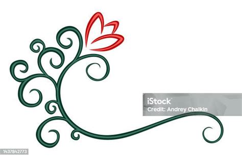 Simbol Bunga Merah Ilustrasi Stok Unduh Gambar Sekarang Buket