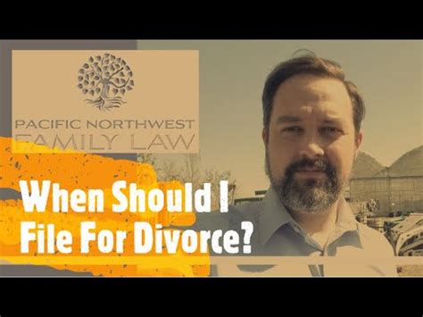 When Should I File For Divorce Youtube